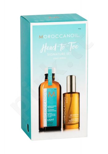 Moroccanoil Light, Treatment, rinkinys plaukų aliejus ir serumas moterims, (plaukų Oil 100 ml + Dry kūno aliejus 50 ml)