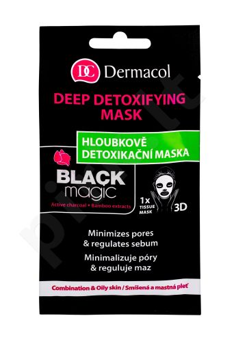 Dermacol Black Magic, veido kaukė moterims, 1pc