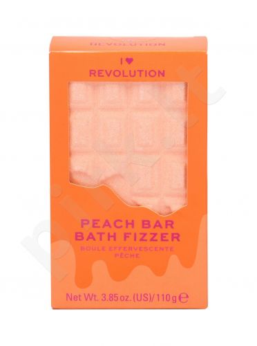 Makeup Revolution London I Heart Revolution, Chocolate Bar Bath Fizzer, vonios putos moterims, 110g, (Peach)