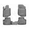 Guminiai kilimėliai 3D PEUGEOT 207 2006-2014, 4 pcs. /L52014G /gray