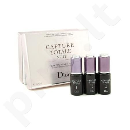 Christian Dior Capture Totale Nuit 21 Night Renewal Treatment rinkinys moterims, (3 x 10ml Night Renewal Treatment) , (testeris)