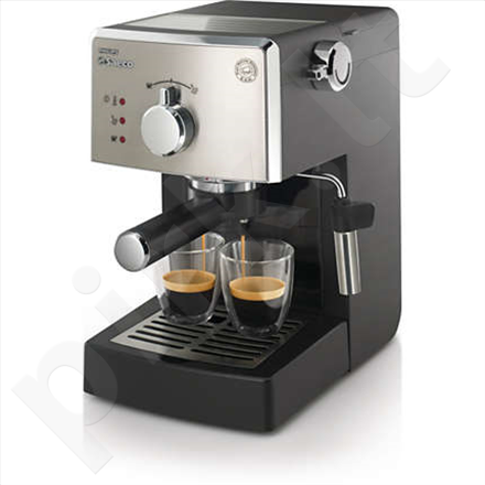 PHILIPS HD8425/19 Saeco Poemia Manual Espresso machine, 15 bar, Milk  Frother, Cup warmer, Black - Pirk.lt parduotuvė