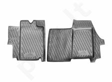 Guminiai kilimėliai 3D PEUGEOT Boxer 1994-2006, 2 pcs. /L52031G /gray