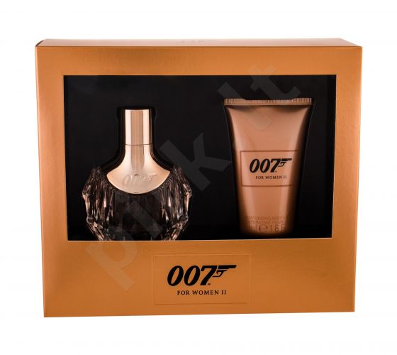 James Bond 007 For Women II, James Bond 007, rinkinys kvapusis vanduo moterims, (EDP 30 ml + kūno losjonas 50 ml)