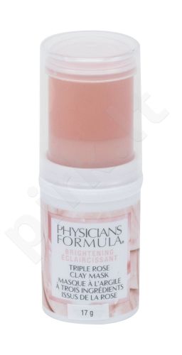 Physicians Formula Triple Rose Clay Mask, veido kaukė moterims, 17g