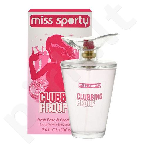 Miss Sporty Clubbing Proof, tualetinis vanduo moterims, 100ml