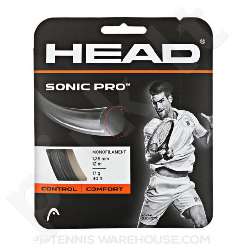 Styga teniso raketei Head Sonic Pro 17 281028 juodas