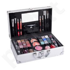 2K Fabulous Beauty Train Case, rinkinys makiažo paletė moterims, (Complete makiažo paletė)