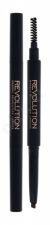 Makeup Revolution London Duo Brow Definer, antakių kontūrų pieštukas moterims, 0,15g, (Light Brown)