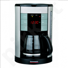 Gastroback 42703 Coffee maker, For 12 cups, 1.7L water tank, LED display with digital clock, Warming function