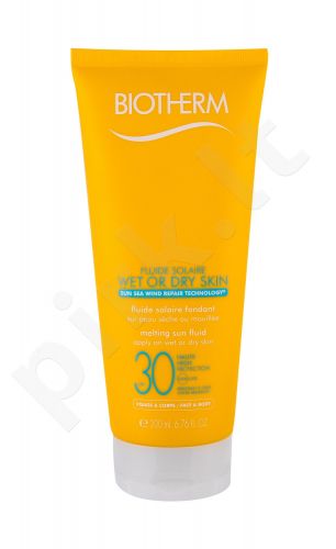 Biotherm Wet Or Dry Skin, Sun kūno losjonas moterims, 200ml