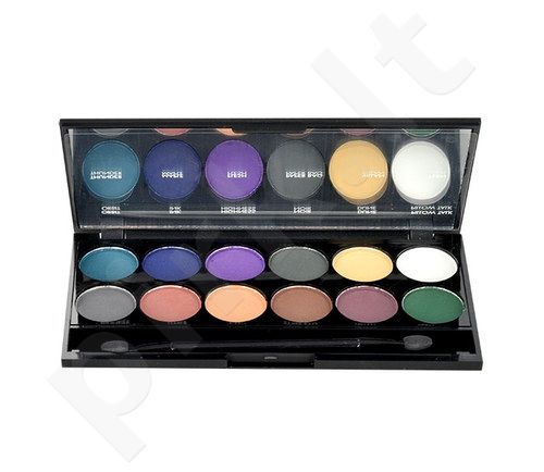 Sleek MakeUP I-Divine, Eyeshadow Palette, akių šešėliai moterims, 13,2g, (731 Ultra Mattes V2 Darks)