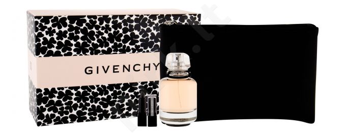 Givenchy L´Interdit, rinkinys kvapusis vanduo moterims, (EDP 50 ml + lūpdažis Rouge Interdit Vinyl 16 Noir 1,3 g)