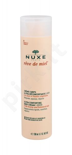 NUXE Reve de Miel, Ultra Comforting Body Cream, kūno kremas moterims, 200ml