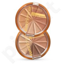 Rimmel London Sun Shimmer, 3in1, bronzantas moterims, 9,9g, (001 Gold Princess)