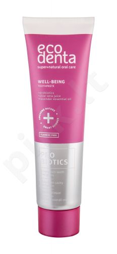 Ecodenta Toothpaste, Probiotics Well-Being, dantų pasta moterims ir vyrams, 100ml