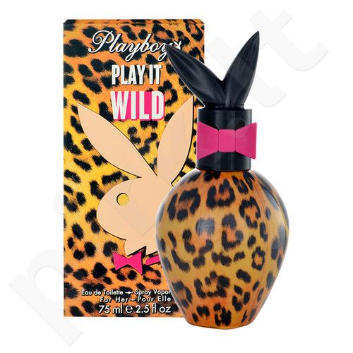 Playboy Play It Wild For Her, tualetinis vanduo moterims, 75ml
