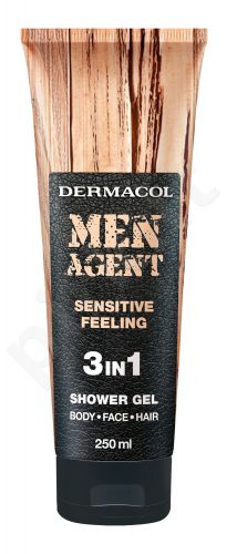 Dermacol Men Agent, Sensitive Feeling, dušo želė vyrams, 250ml