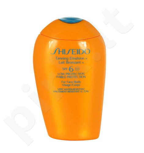 Shiseido Anti-Aging Suncare, Tanning Emulsion N SPF6, Sun kūno losjonas moterims, 150ml