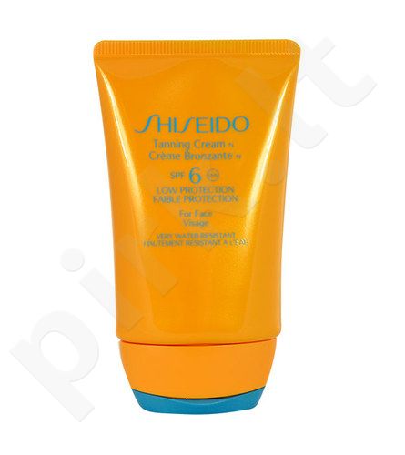 Shiseido Anti-Aging Suncare, Tanning Cream N SPF6, veido apsauga nuo saulės moterims, 50ml