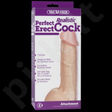 Vac-U-Lock Perfect Realistic Erect Cock