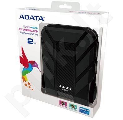 External HDD Adata DashDrive HD710 2TB USB3 Black, Waterproof & Shockproof