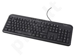 Gembird KB-UM-101 Multimedia keyboard USB, black