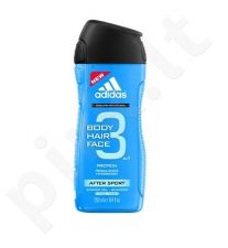 Adidas After Sport, 3in1, dušo želė vyrams, 250ml