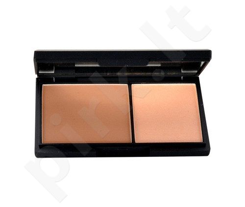 Sleek MakeUP Face Contour Kit, Pressed Powder & Highlighter, kompaktinė pudra moterims, 14g, (884 Light)