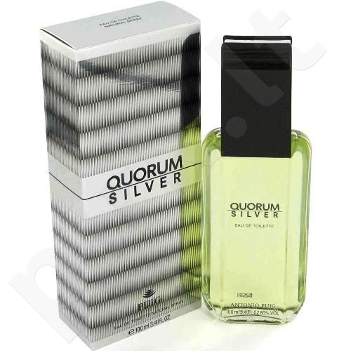 Antonio Puig Quorum Silver, tualetinis vanduo vyrams, 100ml