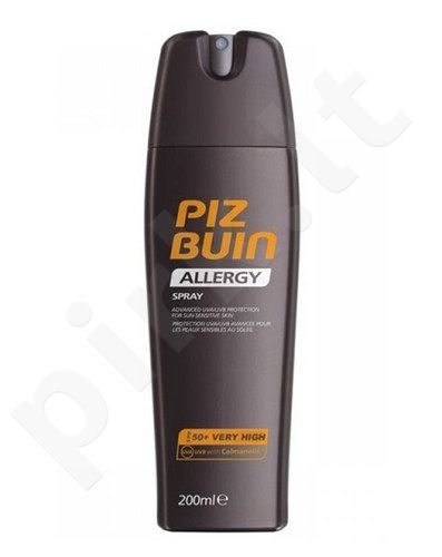 PIZ BUIN Allergy, Sun Sensitive Skin Spray, Sun kūno losjonas moterims, 200ml