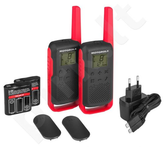 Motorola T62 short-wave radio, 8km, Red