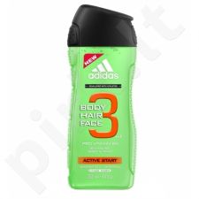 Adidas Active Start, 3in1, dušo želė vyrams, 400ml