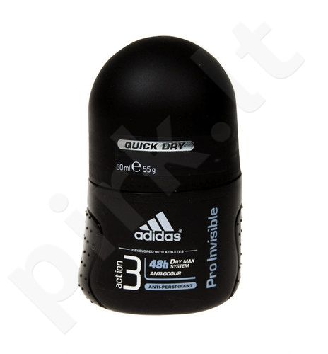 Adidas Action 3 Pro Invisible, dezodorantas vyrams, 50ml