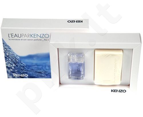 Kenzo L´eau par Kenzo rinkinys vyrams, (EDT 5 ml + 50ml Solid muilas)