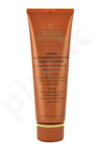 Collistar Body-Legs Self-Tanning Cream, savaiminio įdegio produktas moterims, 125ml