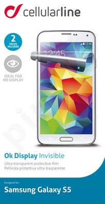 Samsung Galaxy S5 ekrano plėvelė  OK DISPLAY Cellular permatoma