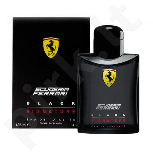 Ferrari Scuderia Ferrari Black Signature, tualetinis vanduo vyrams, 75ml