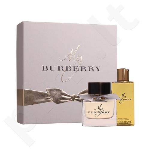 Burberry My Burberry, rinkinys tualetinis vanduo moterims, (EDT 90 ml + Shower oil 240 ml)