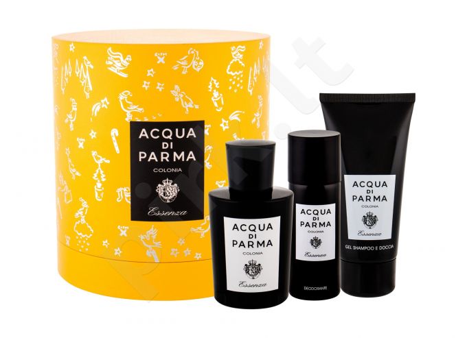 Acqua di Parma Colonia Essenza, rinkinys Eau de odekolonas vyrams, (EDC 100 ml + dušo želė 75 ml + dezodorantas 50 ml)