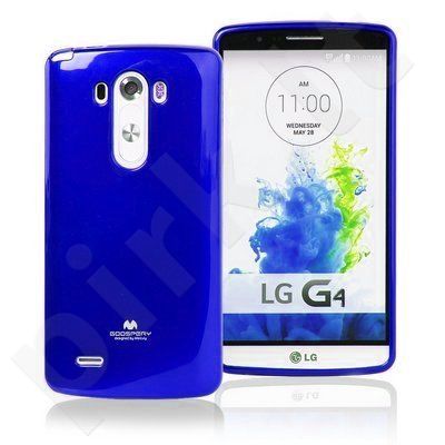 LG G4 dėklas JELLY Mercury tamsiai mėlynas