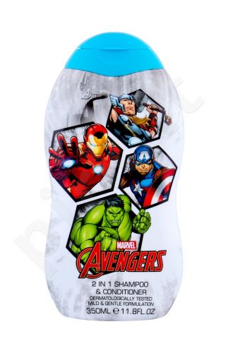 Marvel Avengers, 2in1 Shampoo & Conditioner, šampūnas vaikams, 350ml