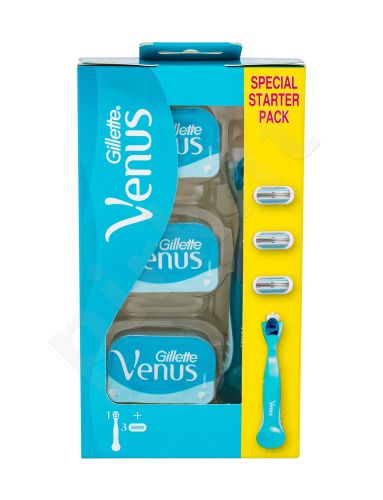 Gillette Venus, rinkinys skutimosi peiliukai moterims, (Shaver 1 pc + skutimosi peiliukais 3 pcs)