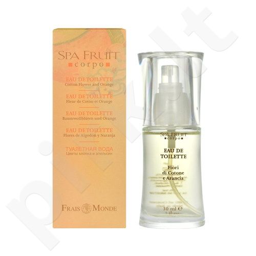 Frais Monde Spa Fruit Cotton Flower And Orange, tualetinis vanduo moterims, 30ml