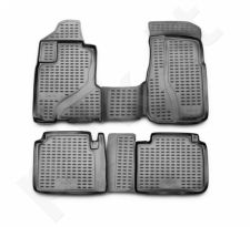 Guminiai kilimėliai 3D HONDA CR-V 2002-2006, 4 pcs. /L28018G /gray