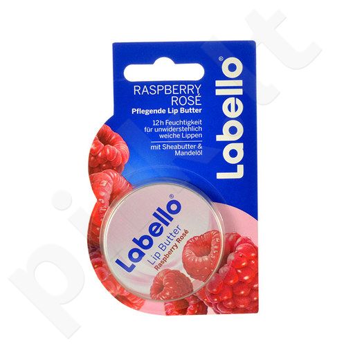 Labello Lip Butter, Raspberry Rosé, lūpų balzamas moterims, 19ml