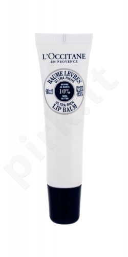 L´Occitane Shea Butter, Ultra Rich Lip Balm, lūpų balzamas moterims, 12ml