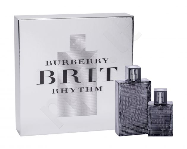 Burberry Rhythm, Brit, rinkinys tualetinis vanduo vyrams, (EDT 90 ml + EDT 30 ml)
