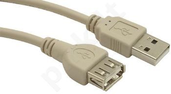 Gembird AM-AF kabelis, ilgintuvas USB 2.0 0.75M