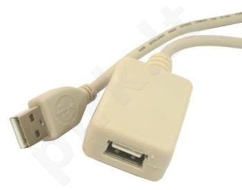 Gembird AM-AF kabelis, ilgintuvas, aktyvus USB 2.0 5M